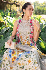 Maria B Luxury Lawn Embroidered 3 piece Unstitched / Stitched