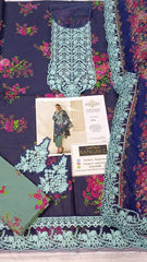 Baroque Luxury Embroidered Lawn 3 Piece Unstitched / Stitched