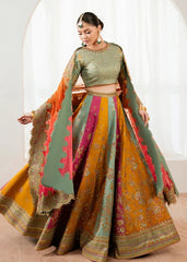 Baroque Chantelle Luxury Silk Maxi Embroidered 3 Piece Unstitched