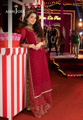 Asim Jofa Embroidered Luxury Chiffon 3 Piece Unstitched