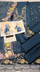 Baroque Chantelle Embroidered Luxury Chiffon 3 piece Unstitched / Stitched