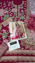 Jazmin New Arrival Luxury Chiffon Embroidered 3 Piece Unstitched / Stitched