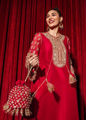 Hussain Rehar Shamoz Silk Collection 3 Piece Unstitched