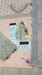 Maria B Embroidered Luxury Net Saree unstitched