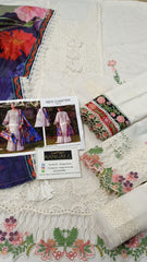 Esmel Mon Tresor Luxe Lawn Embroidered 3Piece Unstitched / Stitched
