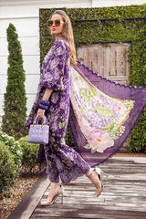 Mariaa B Lawn Luxury Collection Embroidered 3 piece Unstitched