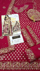 Haris Shakeel Embroidered Chiffon Collection 3 Piece Unstitched / Stitched