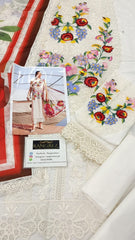 Maria B Luxury Lawn Embroidered 3 piece Unstitched / Stitched