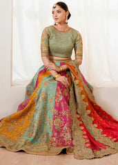 Baroque Chantelle Luxury Silk Maxi Embroidered 3 Piece Unstitched