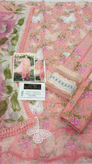 Maria B Luxury Lawn Embroidered 3 piece Unstitched / Stitched