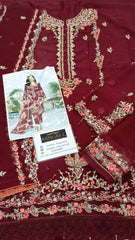 Dilkash Chiffon Wedding Collection 3 Piece Unstitched / Stitched