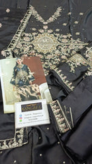 Ethnic Luxury Silk Collection Embroidered 3 piece Unstitched / Stitched
