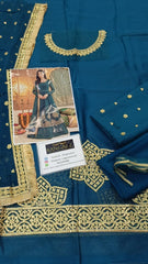 Jazmin New Arrival Luxury Chiffon Embroidered 3 Piece Unstitched / Stitched