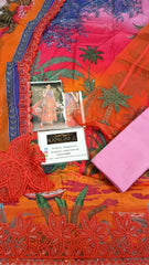 Maria B Luxury Lawn Embroidered 3 piece Unstitched / Stitched