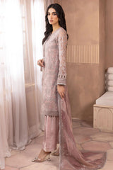 Jazmin Luxury Chiffon Embroidered 3 Piece Unstitched