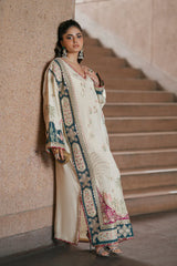 Ethnic Silk Collection Embroidered 3 piece Unstitched / Stitched