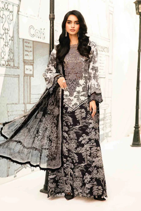 Maria B Printed Lawn Collection 3 piece Unstitched / Stitched