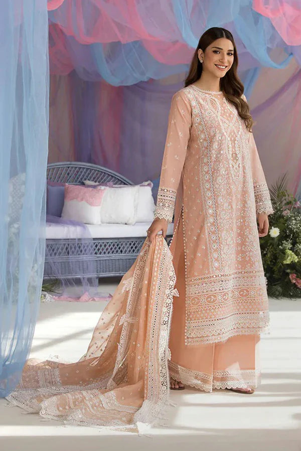 Sobia Nazir Lawn Chikan Kari Collection 3 Piece Unstitched / Stitched