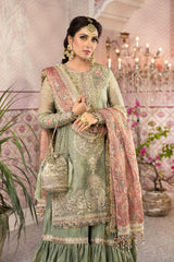Maria B Embroidered Luxury Mysoori Dress 3 Piece Unstitched