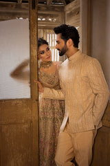 Anaya Skin Bridal Net Maxi Embroidered Collection 3 Piece Unstitched / Stitched