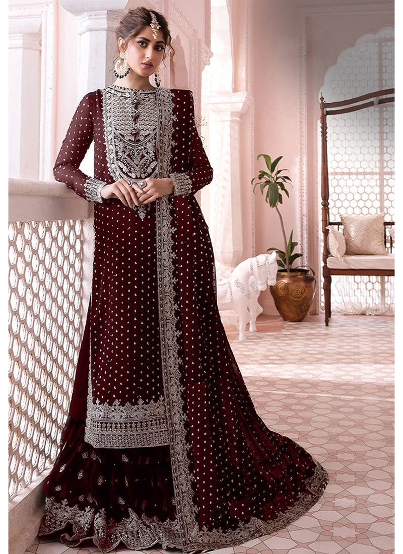 Asim Jofa Chandani Luxury Chiffon Collection 3 Piece Unstitched