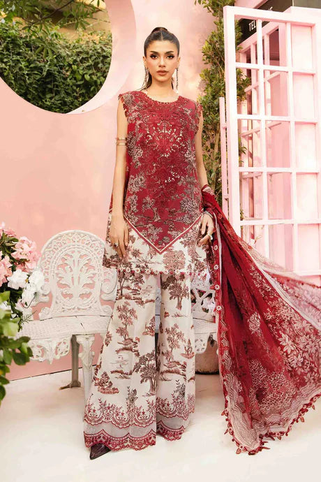 Maria B Printed Lawn Collection 3 piece Unstitched / Stitched