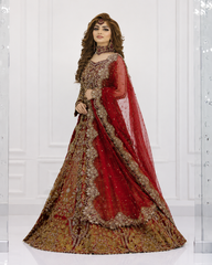 Kashees Wedding Net Maxi Collection Embroidery 3Pices Unstiched / Stitched