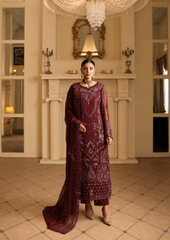 Maryams Formal Collection Chiffon Embroidery 3ps Unstitched / Stitched