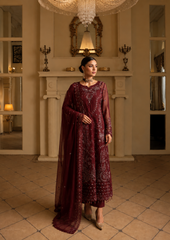 Maryams Formal Collection Chiffon Embroidery 3ps Unstitched / Stitched