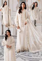 Maria B Luxury Chiffon Embroidery Collection 3 Piece Unstitched / Stitched