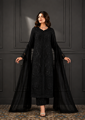 Azure luxury Chiffon Embroidered 3 Piece Unstitched / Stitched