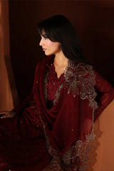 Azure Luxury Chiffon Embroidered 3 Piece Unstitched / Stitched