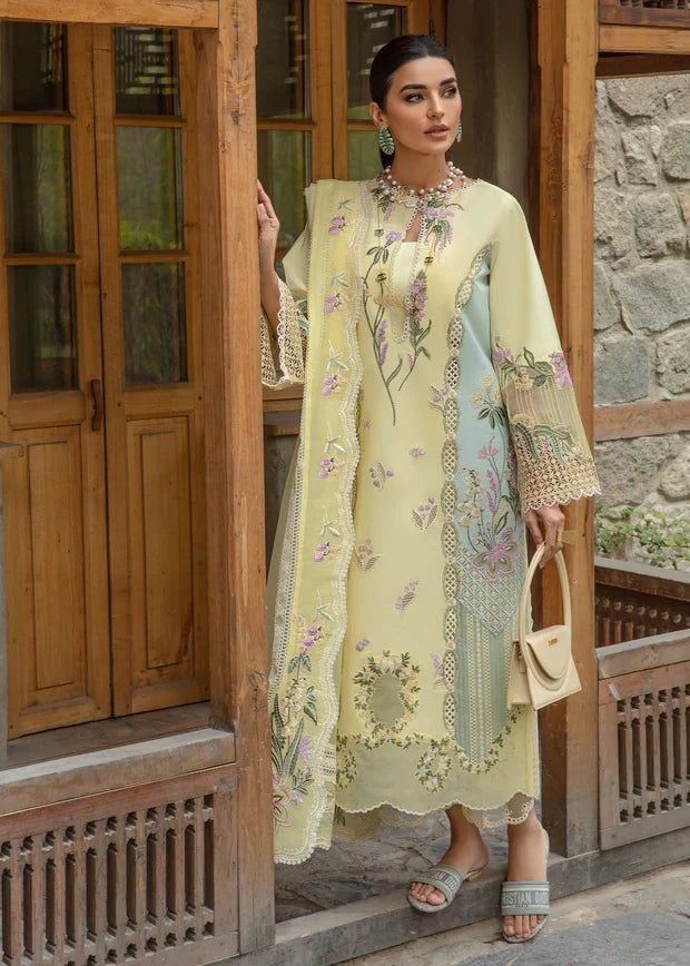 Crimson Luxery Chickenkari Collection 3 Piece Unstitched / Stitched