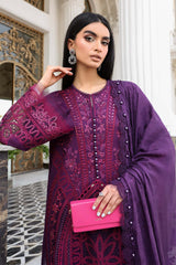 Maria B Luxury Lawn Embroidered 3 piece Unstitched / Stitched