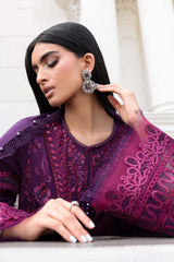 Maria B Luxury Lawn Embroidered 3 piece Unstitched / Stitched