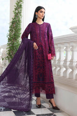 Maria B Luxury Lawn Embroidered 3 piece Unstitched / Stitched
