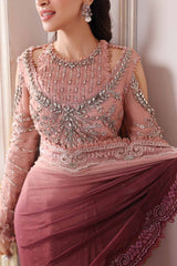Maria B Luxury Net Hand Work Embroidered Saree Unstitched