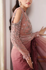 Maria B Luxury Net Embroidered Saree Unstitched