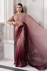 Maria B Luxury Net Hand Work Embroidered Saree Unstitched