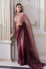 Maria B Luxury Net Hand Work Embroidered Saree Unstitched