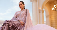 Maria B Luxury Lawn Embroidered 3 piece Unstitched / Stitched