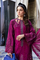 Mariaa B Luxury Lawn Emb Chikan Kari Collection 3 Piece Unstitched