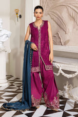 Maria B Embroidered Chiffon Collection 3 Piece Unstitched