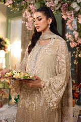 Maria.B Luxury Chiffon Wedding Edition Collection Embroidered 3 Piece Unstitched / Stitched