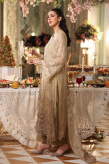 Maria.B Luxury Chiffon Wedding Edition Collection Embroidered 3 Piece Unstitched / Stitched