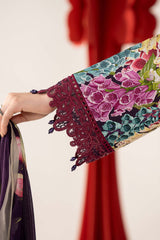 Maria B Luxury Lawn Embroidered 3 piece Unstitched / Stitched