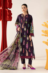 Maria B Luxury Lawn Embroidered 3 piece Unstitched / Stitched