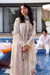 Maria B Luxury Lawn Embroidered 3 piece Unstitched / Stitched