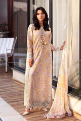 Maria B Luxury Lawn Embroidered 3 piece Unstitched / Stitched
