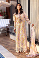 Maria B Luxury Lawn Embroidered 3 piece Unstitched / Stitched